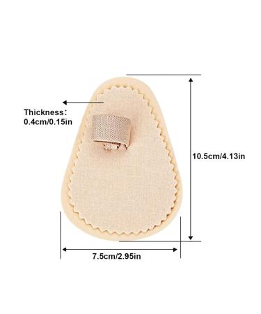 6 Piece Hammer Toe Straightener Set - Toe Splint for Crooked, Overlapping Toes & Corn Removers - Khaki, One Size - Buy Online on GoSupps.com
