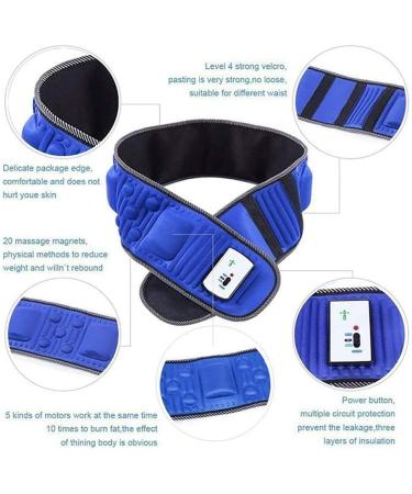 Abdominal Massage Device & Vibration Belt for Weight Loss | Slimming & Lazy Massage for Men & Women - Buy Online on GoSupps.com