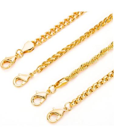 TOPPERFUN Men's Necklaces Chai Symbol Necklace Women Necklace Charm Chain Necklace European and American Miss - Buy Online on GoSupps.com