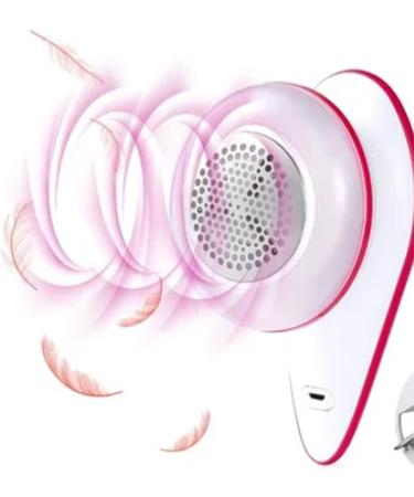 AUNMAS Electric Lint Remover - USB Rechargeable Fabric Fuzz Trimmer with Charging Indicator | Ergonomic Design in Rose Red - Shop Now - Buy Online on GoSupps.com