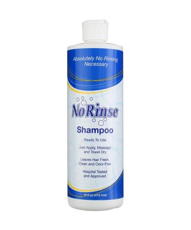 No-Rinse Shampoo, 16 fl oz - Leaves Hair Fresh, Clean and Odor-Free (Pack of 3) 16 Fl Oz (Pack of 3)