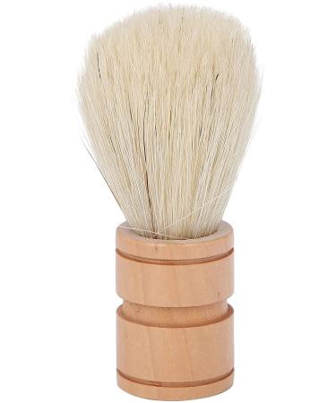 U-M PULABOSoft Hair Beard Shaving Brush Male Portable Care Brush Beauty Tool Lightweight Portable Slip Handle for Cream Foam Professional Salon Tool As Shown