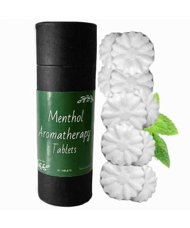 Menthol & Eucalyptus Shower Steamers  Bath Bombs  Made in USA- Aromatherapy  Natural Essential Oil  Soothing Vapors of Menthol & Eucalyptus Makes it Easy to Breathe