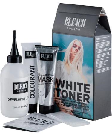 (2 PACK) Bleach London NO BLEACH Bleach Kit LIGHTENS HAIR upto 5 LEVELS NO BLEACH & Bleach London White Toner Kit - Buy Online on GoSupps.com