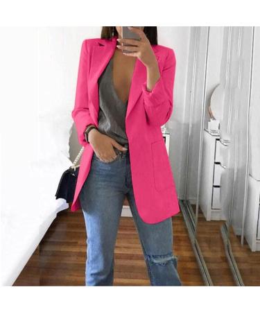 Ronony Women's Long-Sleeved Blazer | Elegant Slim Fit Business Coat | Autumn Trench Jacket | Sizes Up to 3XL - Buy Online on GoSupps.com