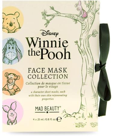 MAD BEAUTY Disney Winnie the Pooh Sheet Face Masks Collection Coconut Peach Honey & Passionfruit Favorite Characters Hydrating & Soothing - Buy Online on GoSupps.com