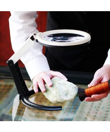 Desktop LED Reading Magnifier Foldable 10X HD Electronic Circuit Components Mobile Computer Desktop Portable Multifunction Made in China - Buy Online on GoSupps.com