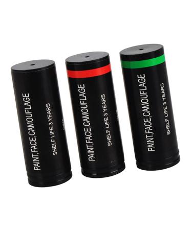 DIYEAH 3 Pieces Camouflage Oil Camouflage Paint Camouflage Face Paint Cream Stick Sticks Body Camouflage Makeup Hunting Makeup Camouflage Cream Hunting Face Paint Pigment