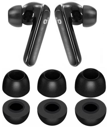 BLLQ Memory foam earplugs compatible with anchor Soundcore P2/P3 and other Soundcore t w s ears foam earplugs earplugs LMS 3 size black SC