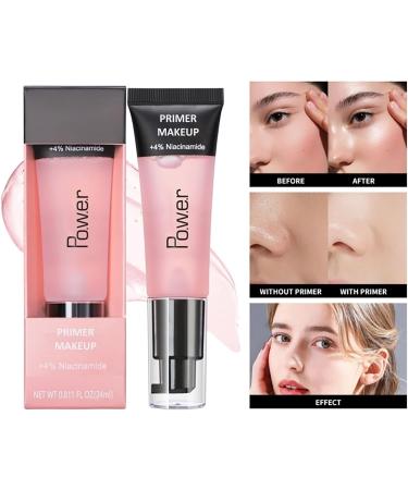 Hydrating Gel Makeup Primer - Colour Corrector with Hyaluronic Acid & Niacinamide (Pink) - Buy Online on GoSupps.com