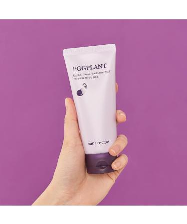 Papa Recipe Eggplant Mud Cream Mask 3.38 oz - Korean Sensitive Face Exfoliator - Buy Online on GoSupps.com