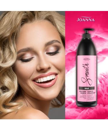 Joanna Professional_Silk Smoothing Hair Shampoo cleansing shampoo for dry and damaged hair with silk 1000ml - Buy Online on GoSupps.com