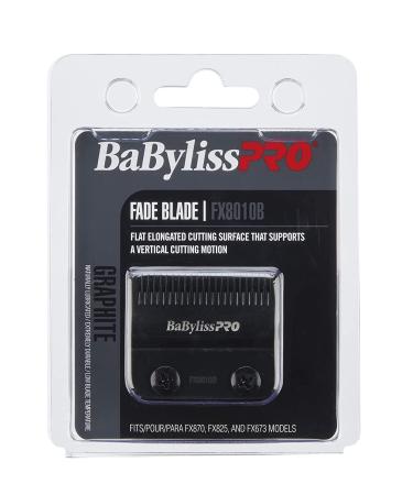 BaBylissPRO Replacement Fade Clipper Blades for FX870, FX825, FX673 Clippers - Black Graphite Fade Blade - Compatible with Most 2-Hole Systems - Buy Online on GoSupps.com