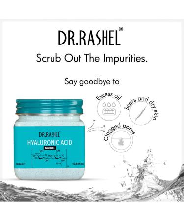 HYALURONIC SCRUB - Youth Revitalizing Nourishing Hydrating & Elasticity | 380 ml - Shop Internationally - Buy Online on GoSupps.com