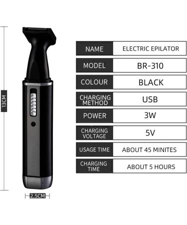 2024 Professional Rechargeable Nose Hair Trimmer for Men & Women - Painless Powerful Motor & Double Edged Blades - Buy Online on GoSupps.com