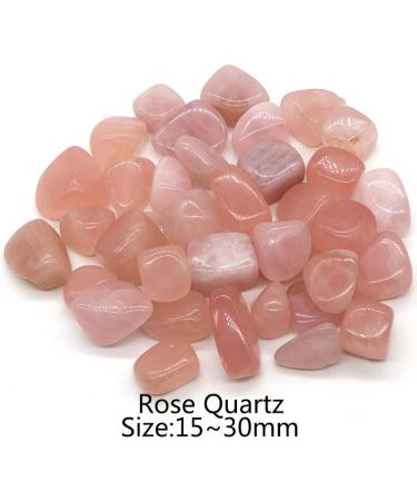 Natural Rose Quartz Crystals and Stones Tumbled Bulk Specime Stones Home Aquarium Decoration Gift - Buy Online on GoSupps.com