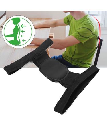 Adult Back Spine Support Brace | Hunchback Correction Belt & Posture Corrector | Neck & Shoulder Support (Small Black) - International Shipping Available - Buy Online on GoSupps.com