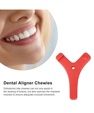 Orthodontic Bite Chewing Gum - Y-Shaped Gum for Facial Alignment | Red Strawberry Flavor - Shop Now! - Buy Online on GoSupps.com