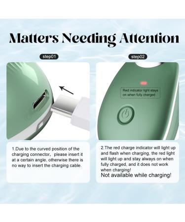 Neck Face Massager - 3 Color Modes & Vibration Facial Sculpting Tool (Green) | Shop Internationally - Buy Online on GoSupps.com