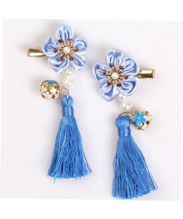 ibasenice 2 Pairs Kids Hair Side Clip Flower Hair Clip Rose Hair Clip Hair Clips for Kids Oriental Hairpin Chinese Hair Stick Small Toy Fridge New Year Bobby Pin Girl Child Accessories - Buy Online on GoSupps.com