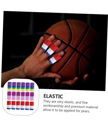 FRCOLOR 30pcs Rainbow Finger Cots & Splints | Anti-Skid Finger Covers & Thumb Sleeves for Sports | Elastic Finger Braces for Basketball & Wrist Support - Buy Online on GoSupps.com