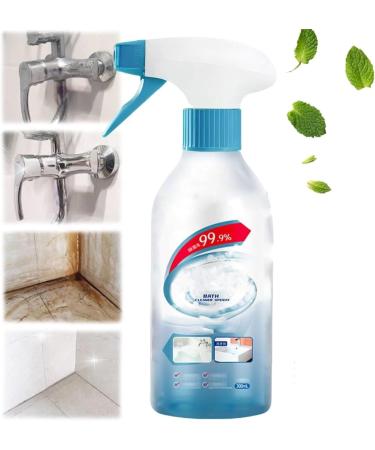 Bath Cleaner Spray Bathroom Descaler Cleaner Bathtub Cleaning Spray Stubborn Stains Cleaner Powerful Bathroom Cleaning Spray for Toilet Bath Shower 1pcs