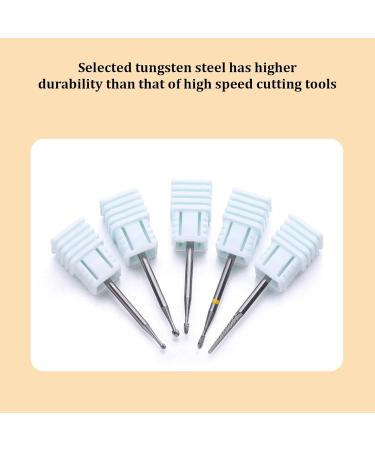 Nail Drill Bit Available Nail Polisher Drill Bits Anti corrosion for Most People for Manicure Polishing(T-2) - Buy Online on GoSupps.com