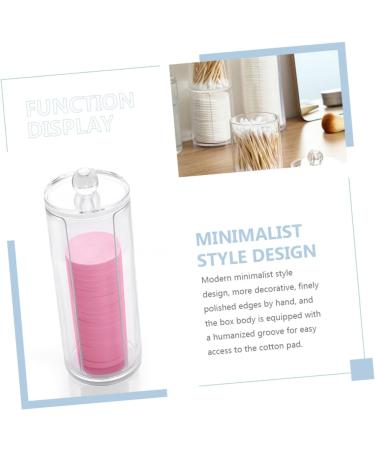 Box Cosmetic Cotton Pad Holder & Swab Storage Rack Groove Design for Organized Beauty Essentials - Buy Online on GoSupps.com