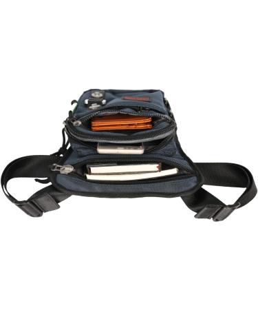 Larswon Thigh Pack Leg Bag | Tactical Waterproof Thigh Pouch Waist Bag for Motorcycles in Blue - Buy Online on GoSupps.com