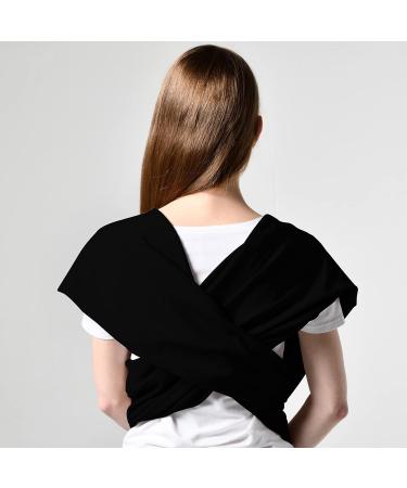 Bebamour Newborn All in 1 Stretchy Baby Carrier Sling - 0-16KG Cotton Wrap - Black - Buy Online on GoSupps.com