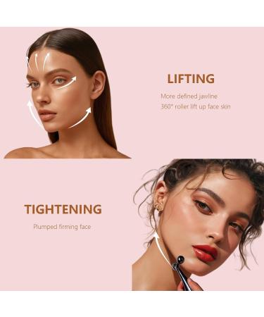 3D Facial Roller Massager with Ice Ball - Tighten Skin Reduce Puffiness & Fight Wrinkles | Eye Roller Tool for Women - Buy Online on GoSupps.com