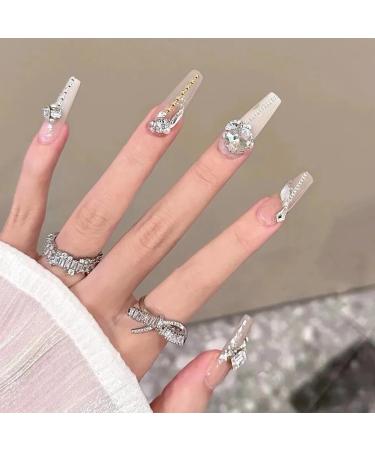 NICENEEDED 24 Strips Metal Nail Art Chains Nail Jewelry Chains Alloy Nail Chains Punk Nail Charms Nail Ornaments Nail Jewels Nail Art Studs for Nail Decoration - Buy Online on GoSupps.com