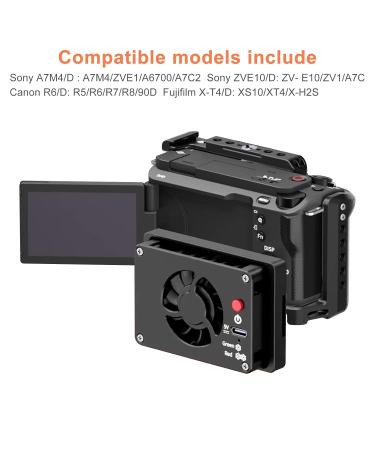 Shentec Camera Fan for ZV-E1 ZV-1F ZV-1 & ZV-E10L - Optimize Cooling for Your Sony Camera - Buy Online on GoSupps.com