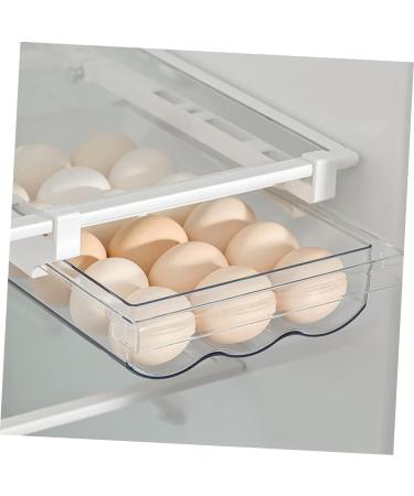 Mikinona Egg Storage Box Storage Drawers Fridge Crisper Fridge Egg Holder Bin Multifunction re-usable - Buy Online on GoSupps.com