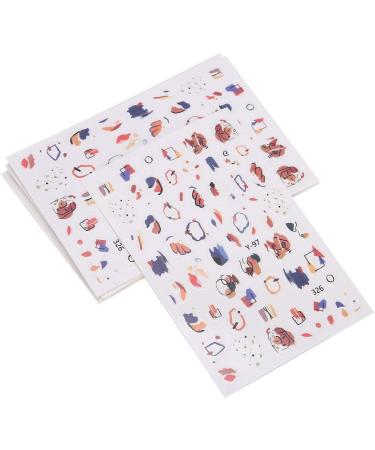 Non toxic Beautiful Nail Art Sticker Nail Decal for Woman Girl Home Use Nail Salon - Buy Online on GoSupps.com