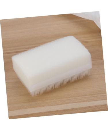 Ciieeo 2-St Brush Sponge for Sensory Play & Nail Care | Weight Vest & Surgical Scouring Brush | White Plastic 8x4.7cm - International Shipping Available - Buy Online on GoSupps.com