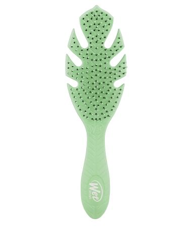 Wet Brush Go Green Hair Detangler - Green - Glide Through Tangles With Ease For All Hair Types - Exclusive Ultra-soft IntelliFlex Bristles - For Women Men Wet And Dry Hair Inch