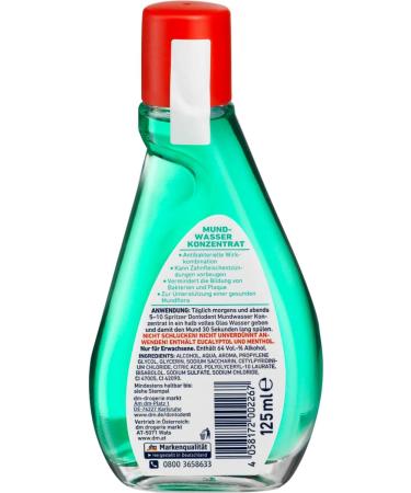 Dontodent Antibacterial Mouthwash 125ml - Vegan & Effective Oral Care | Shop Internationally - Buy Online on GoSupps.com