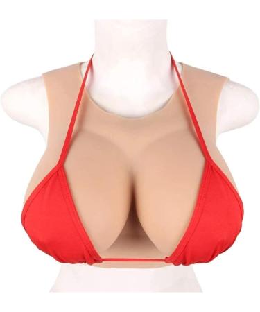 Buy Knobco High Collar Silicone Breast Forms | Mastectomy Prosthesis & Enhancers for Weddings Halloween Cosplay - Eellow Skin Size E 1100 - Buy Online on GoSupps.com