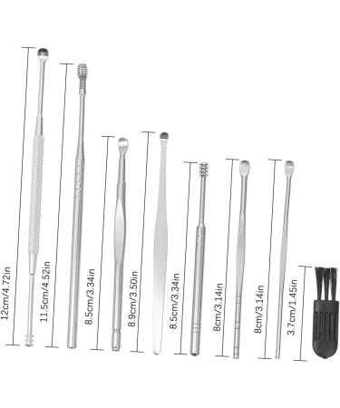 FOMIYES 5 Sets Ear Spoon Kit - Stainless Steel Ear Wax Removal Tools Ear Cleaning Props & Picks for Home Use | International Shipping Available - Buy Online on GoSupps.com