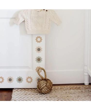 funlife Modern Daisy Wall Decal - Peel and Stick Transparent PVC Stickers for Nursery, Bedroom, Playroom Decoration - Buy Online on GoSupps.com