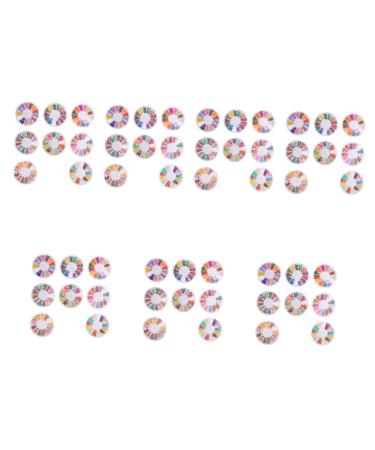 FRCOLOR 56 Boxes Soft Pottery Fruit Nail Art Slice Fruit Pattern Nail Art Patches Fruit Embellishments Assorted Nail Slices Lovely Diy Patch Accessories Polymer Clay 3d Manicure
