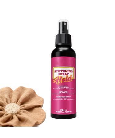 Ziennhu Fabric Stiffening Spray 120ml Quick-Drying Long-Lasting and Multifunctional | Fabric Hardener and Shaper - for Crochet Hat Projects Bags etc.