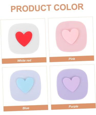 Solustre 4-Sentence Contact Lens Container Stylish Organizer Case for Glasses and Colored Lenses Perfect for Travel & Bags - Buy Online on GoSupps.com