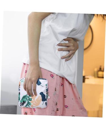Coolhiya 4-Pack Women's Storage Bags for Menstrual Pads & Travel Cosmetics - Washable Cotton - Buy Online on GoSupps.com