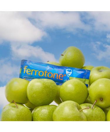 Ferrotone Iron Rich Water Food Supplement with Iron Apple Flavor and Vitamin C Your Vitality and Immunity to Natural 28 Sachets of 25 ml - Buy Online on GoSupps.com