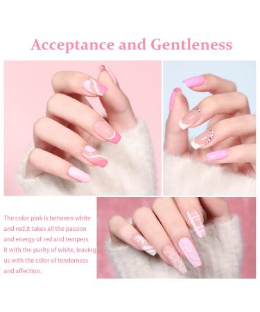 OPUIU Gel Nail Polish Set - 10 Colors Pink Glitter Kit for Women | Sweetheart Candies Collection | Soak Off UV LED | Ideal Gift for Mom, Girlfriend | Spring Summer Collection - Buy Online on GoSupps.com