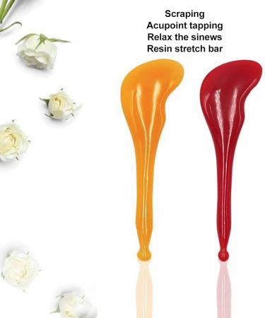 2-Piece Acupuncture Pen Set - Resin Gua Sha Tool for Deep Tissue Massage & Pain Relief - Universal Self-Massage Solution - Buy Online on GoSupps.com