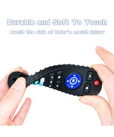 X-KIDS 4-Pack Silicone Baby Teething Toys - Remote Control & Gamepad Teether Set with Pacifier Clips - Buy Online on GoSupps.com
