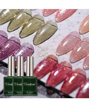 15ML DIY Nail Phototherapy Gel UV Nail Gel Nail Varnish Top Coat Gel Colorful Nail Gel Gel Nail Polish Shiny Glitter - (Color: 3) - Buy Online on GoSupps.com